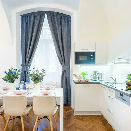 Old World Style Meets Modern Near Charles Bridge Apartment Prague